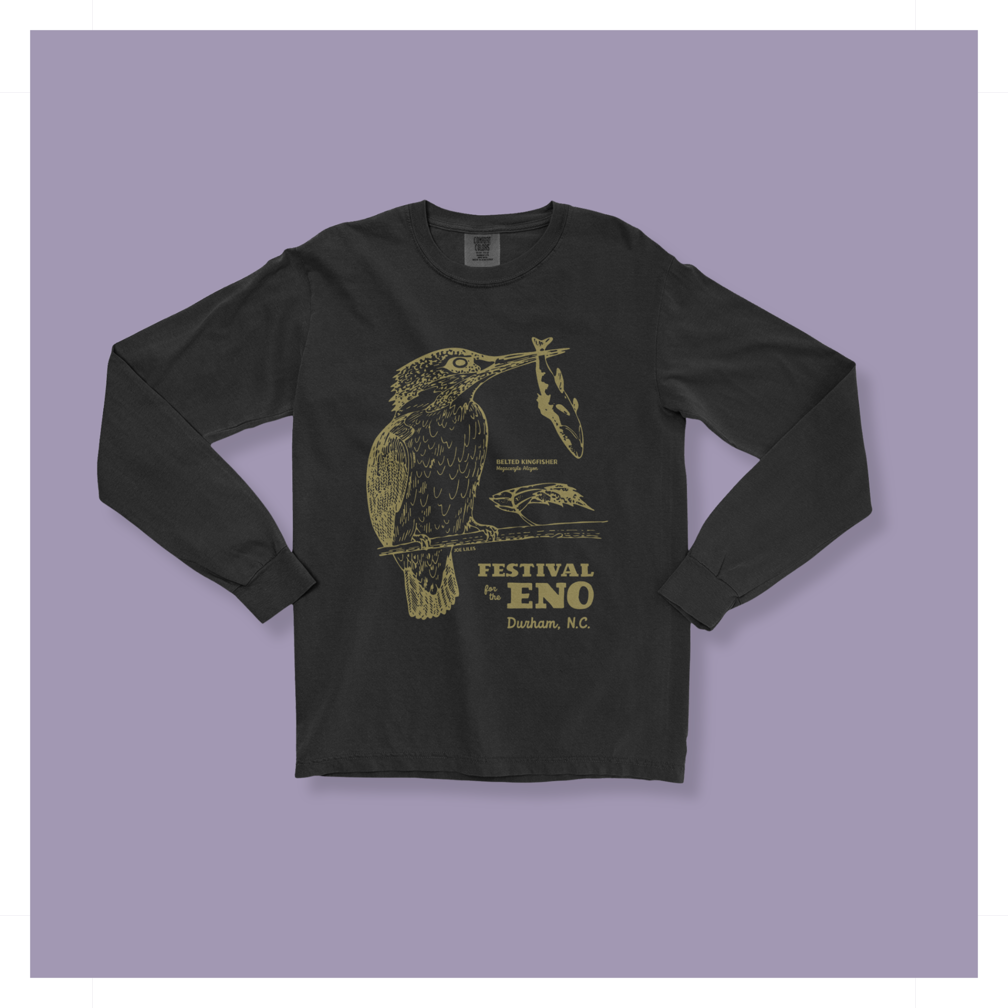 Unisex Kingfisher Mono Long Sleeve Tee