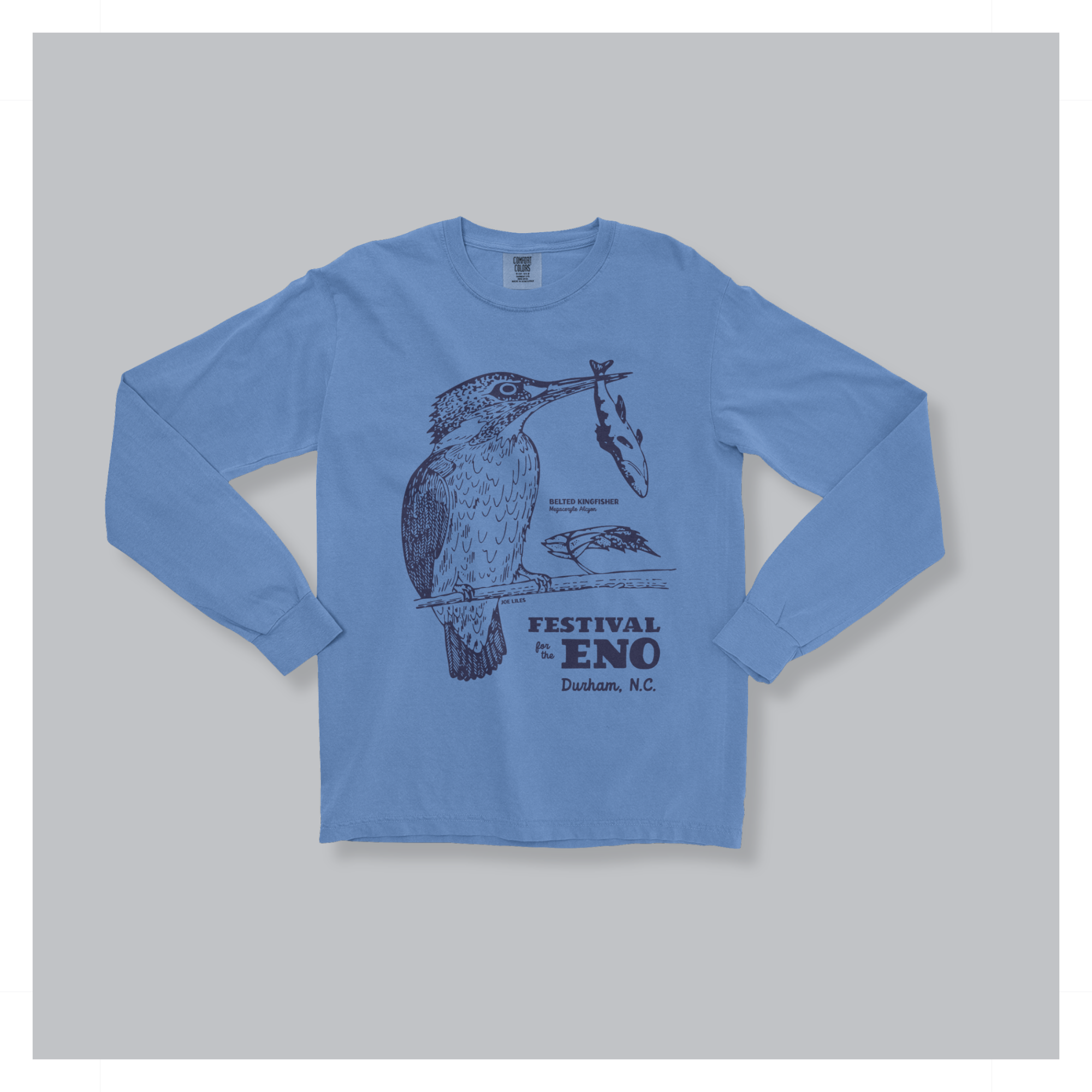 Unisex Kingfisher Mono Long Sleeve Tee