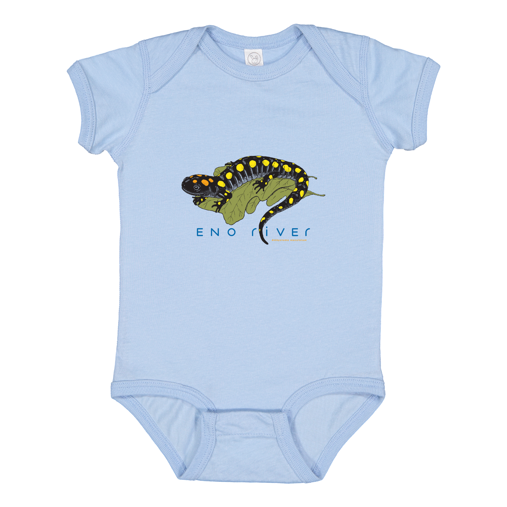 Salamander Embroidered Onesie