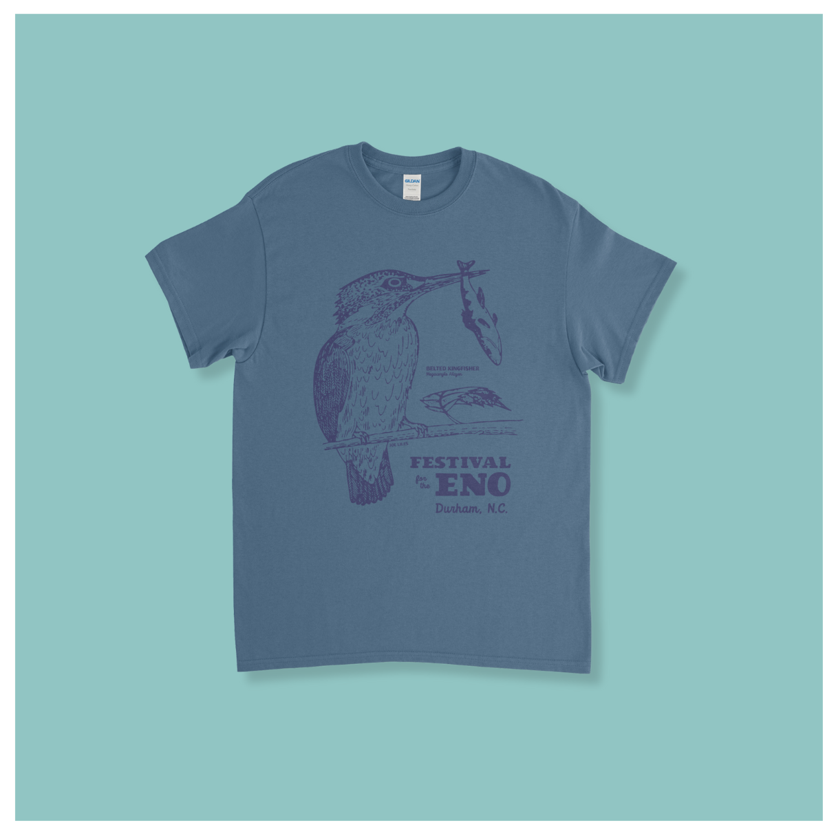 Unisex Kingfisher Mono Tee