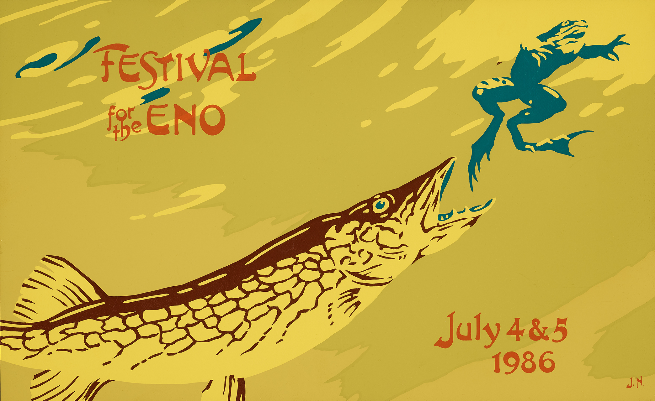 1986 Chain Pickerel Silkscreen