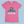 4/C Otter in Azalea - Gildan 5000L, 100% cotton, regular fit