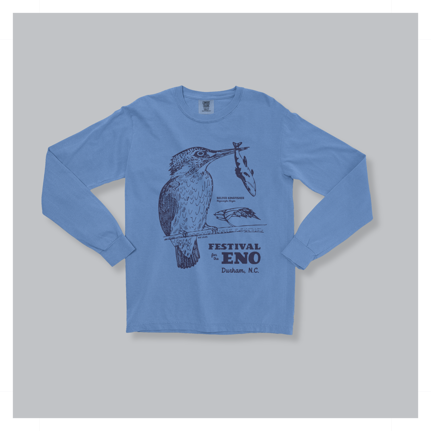 Unisex Kingfisher Mono Long Sleeve Tee