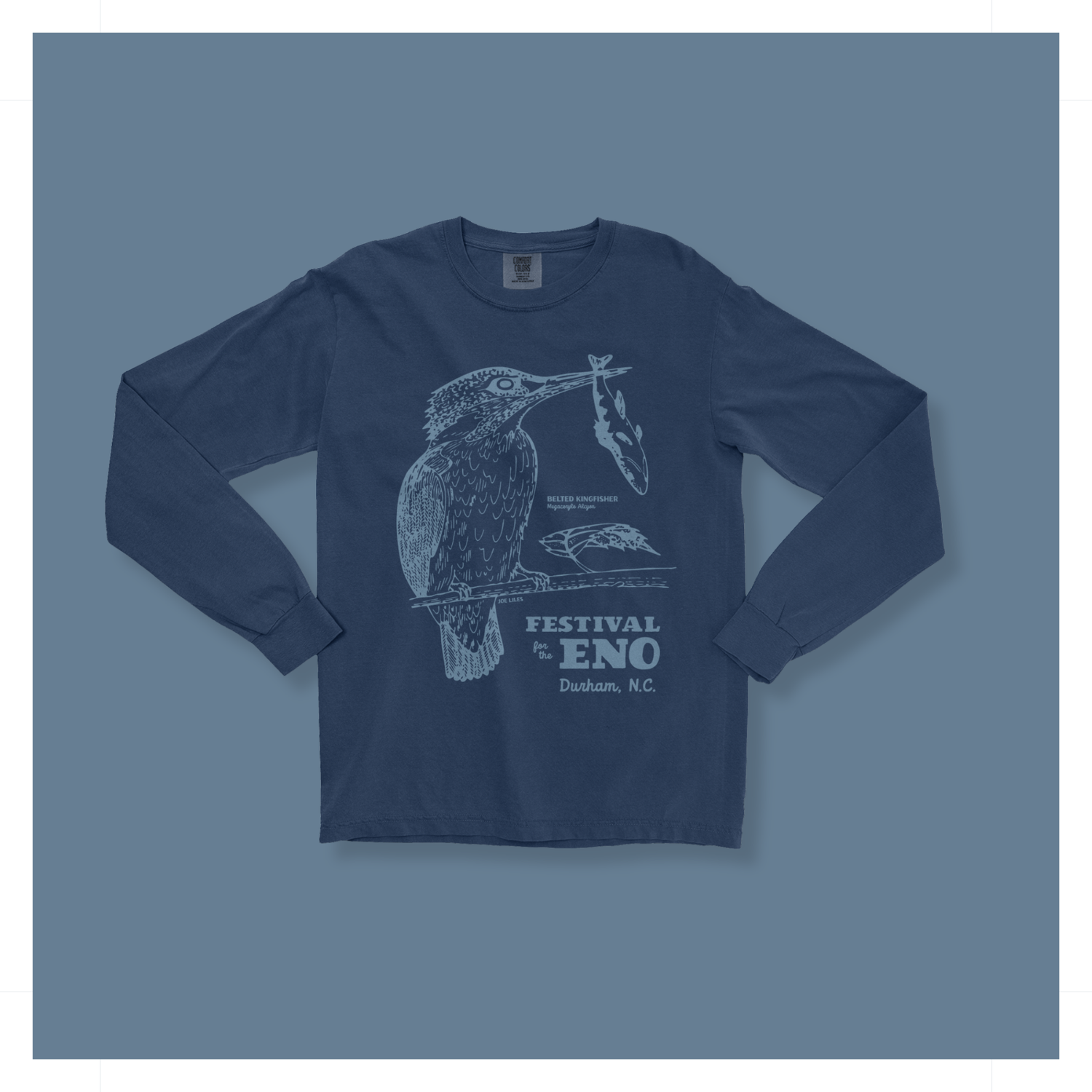 Unisex Kingfisher Mono Long Sleeve Tee