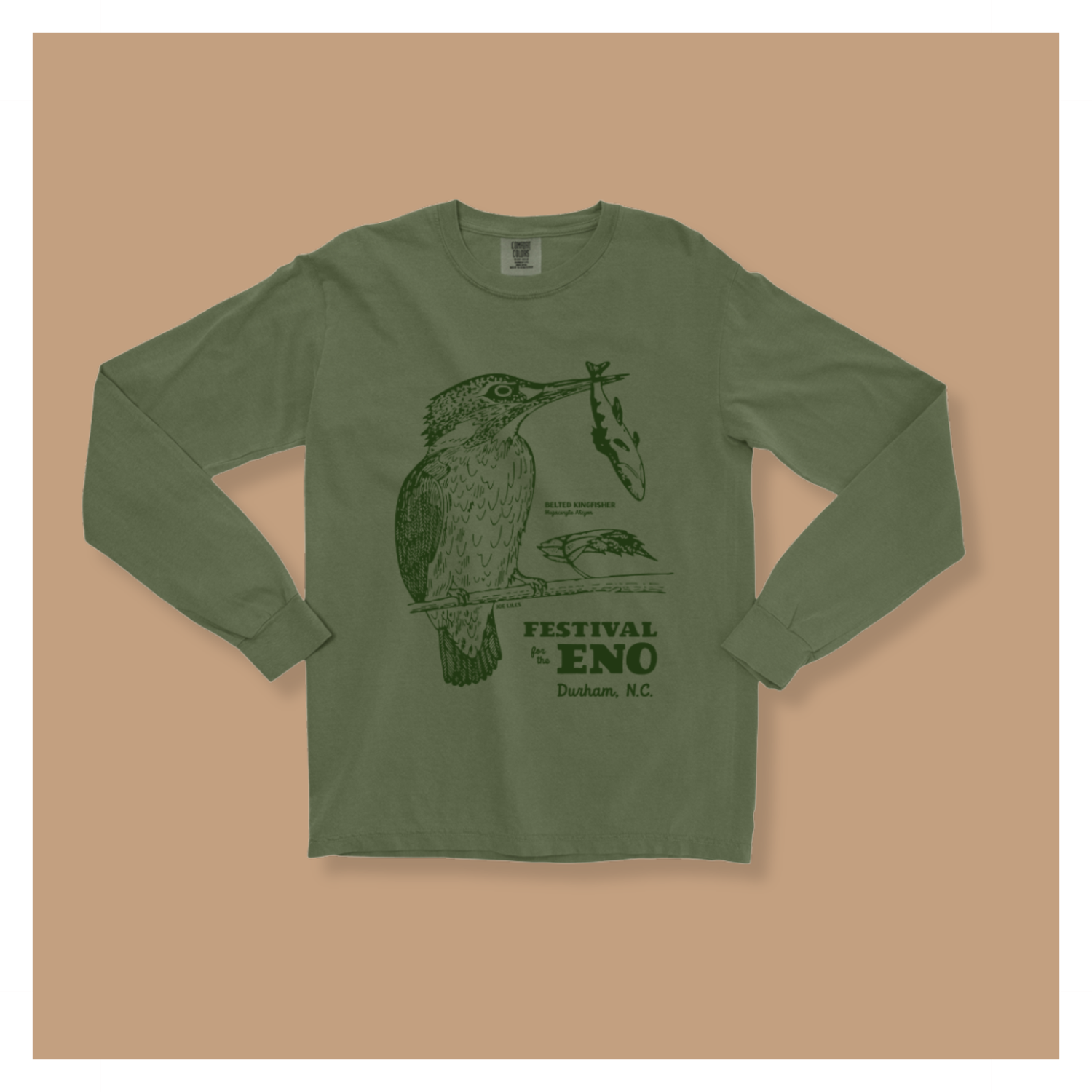 Unisex Kingfisher Mono Long Sleeve Tee