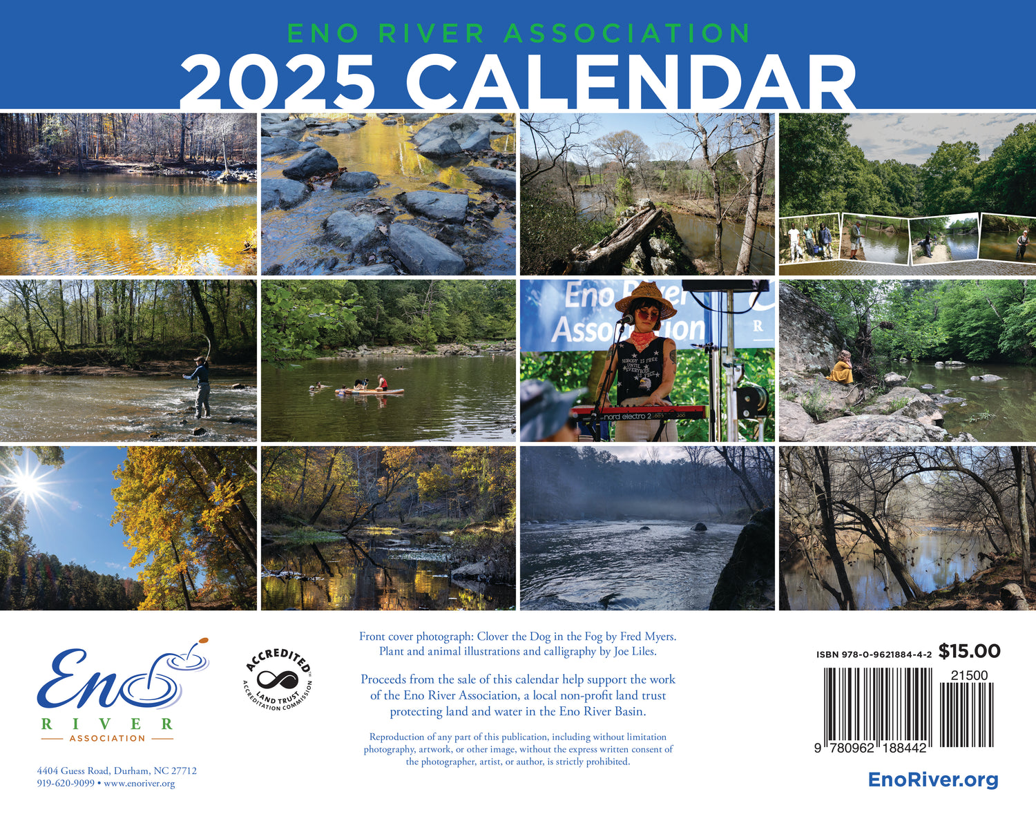 2025 Eno River Calendar