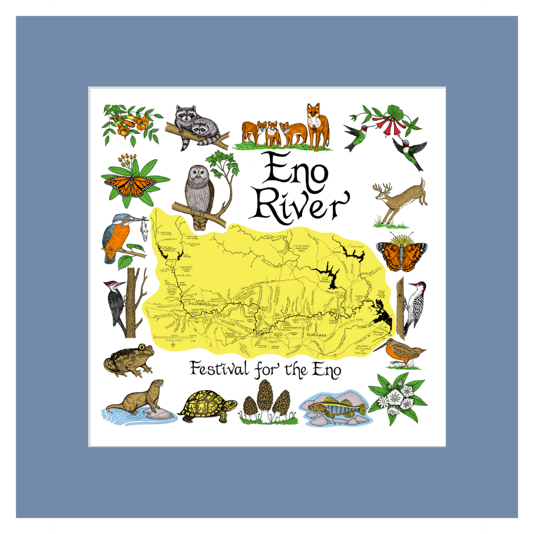 Eno River Map Print (2nd Edition)