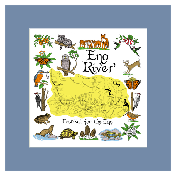 Eno River Map Print (2nd Edition)