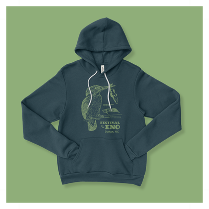 Unisex Kingfisher Mono Hooded Sweatshirt
