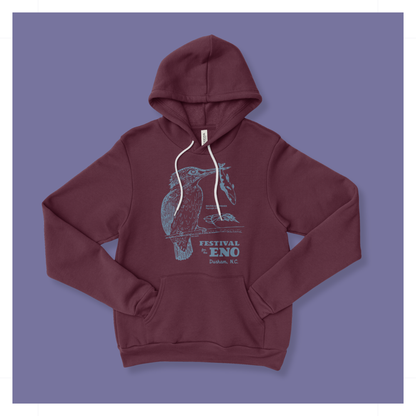 Unisex Kingfisher Mono Hooded Sweatshirt