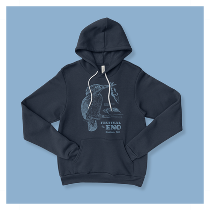 Unisex Kingfisher Mono Hooded Sweatshirt