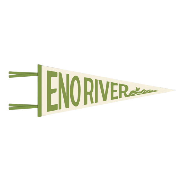 Eno River Felt Pennant