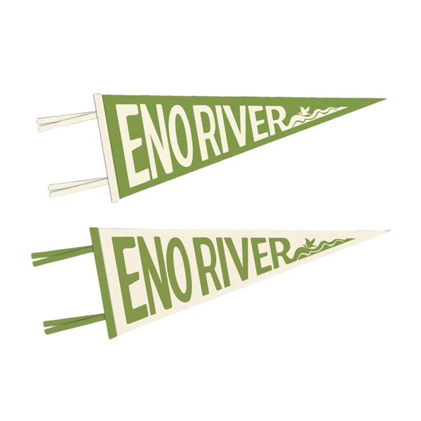 Eno River Felt Pennant