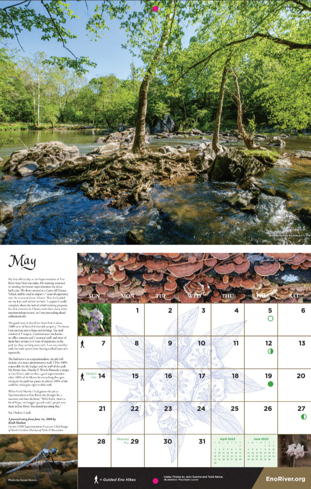 2023 Eno River Calendar